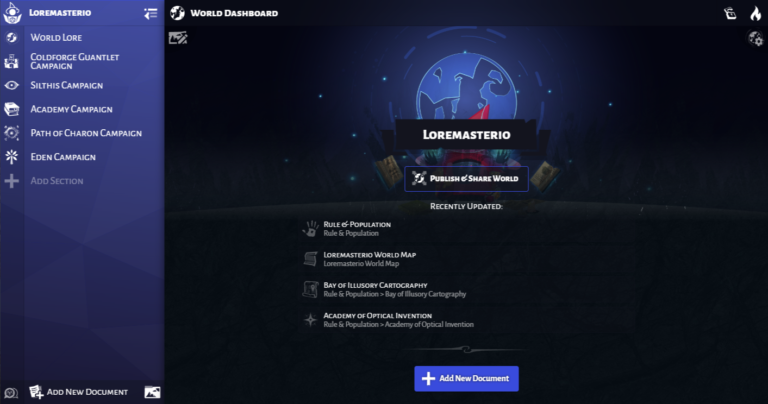 LoreMasterio - Worldshare Preview1